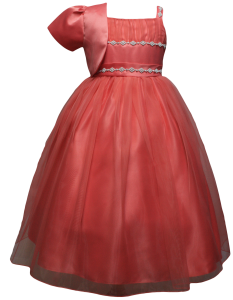 GIRLS CASUAL DRESSES (0515724) CORAL